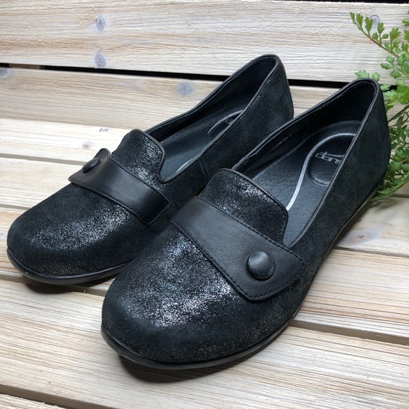 Dansko Women's Olena Flat  - Pewter Metallic - Picture 3 of 9